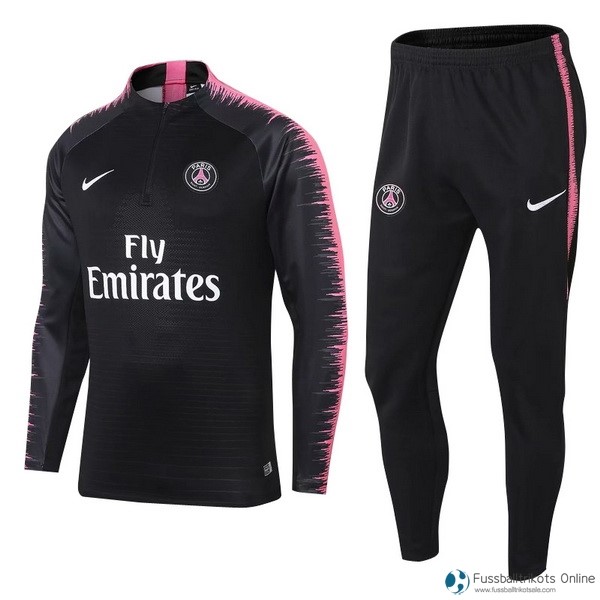 Paris Saint Germain Trainingsanzug 2018-19 Schwarz Pink Fussballtrikots Günstig